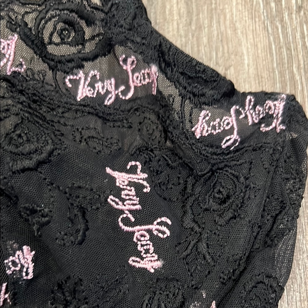 NWT Victoria’s Secret Pink and Black Embroidered Underwire Bra - Picture 8 of 8